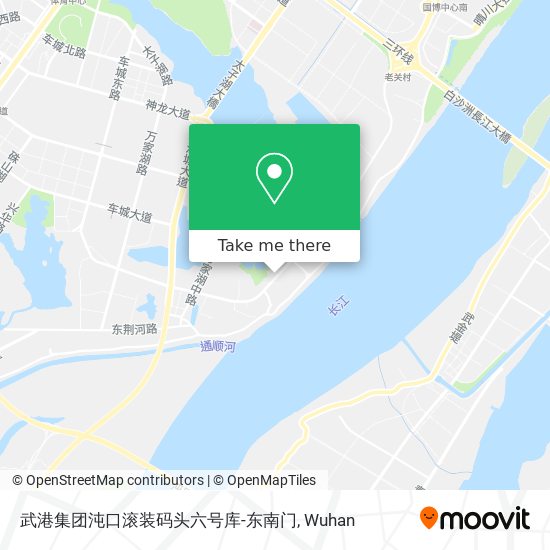 武港集团沌口滚装码头六号库-东南门 map
