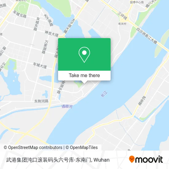 武港集团沌口滚装码头六号库-东南门 map