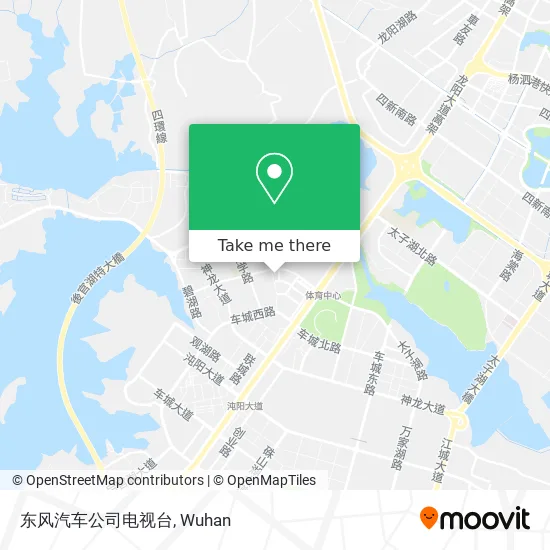 东风汽车公司电视台 map