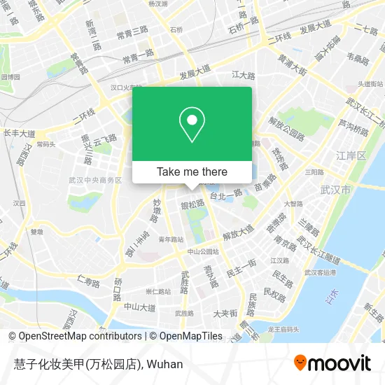 慧子化妆美甲(万松园店) map