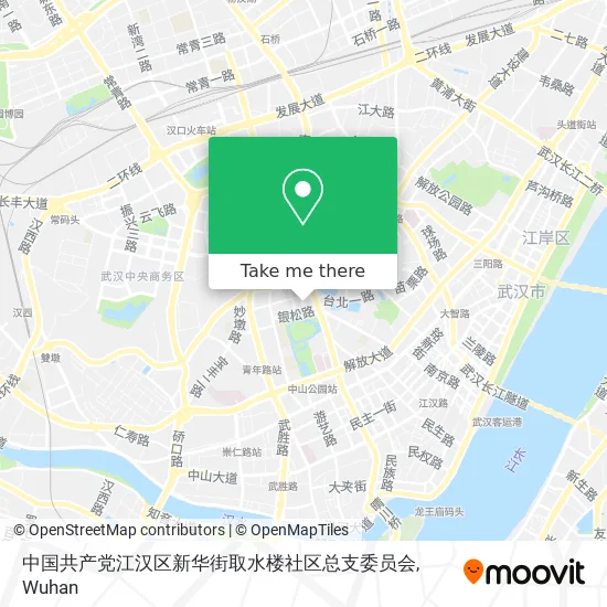 中国共产党江汉区新华街取水楼社区总支委员会 map