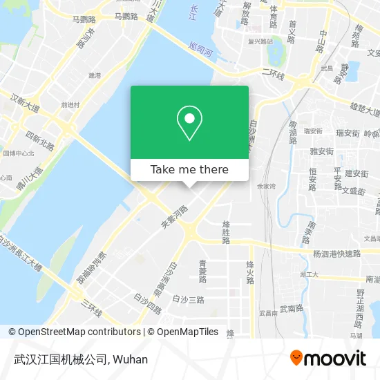 武汉江国机械公司 map