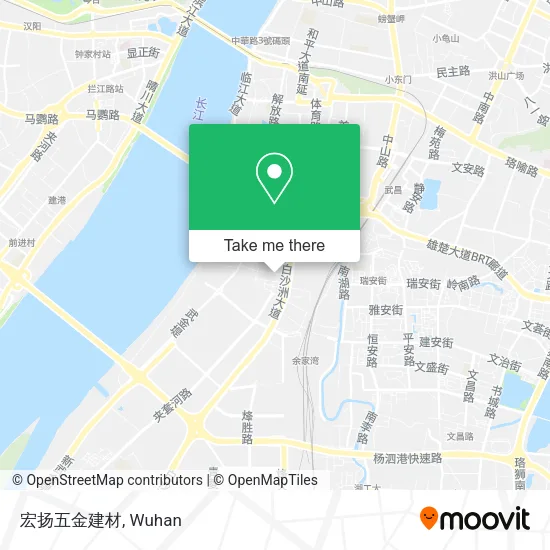 宏扬五金建材 map