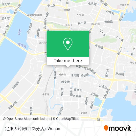 定康大药房(井岗分店) map