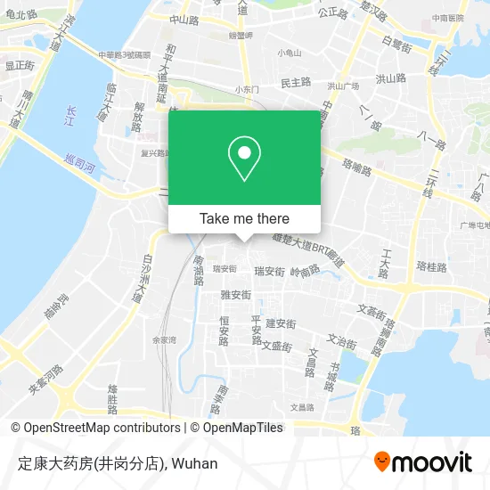 定康大药房(井岗分店) map