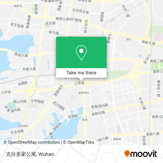 克拉美家公寓 map