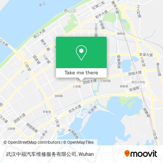 武汉中福汽车维修服务有限公司 map