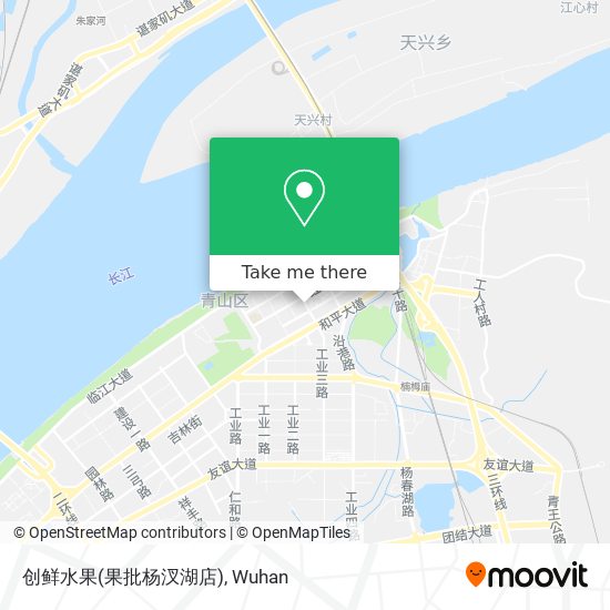 创鲜水果(果批杨汊湖店) map