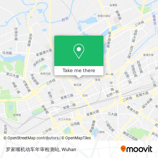 罗家嘴机动车年审检测站 map