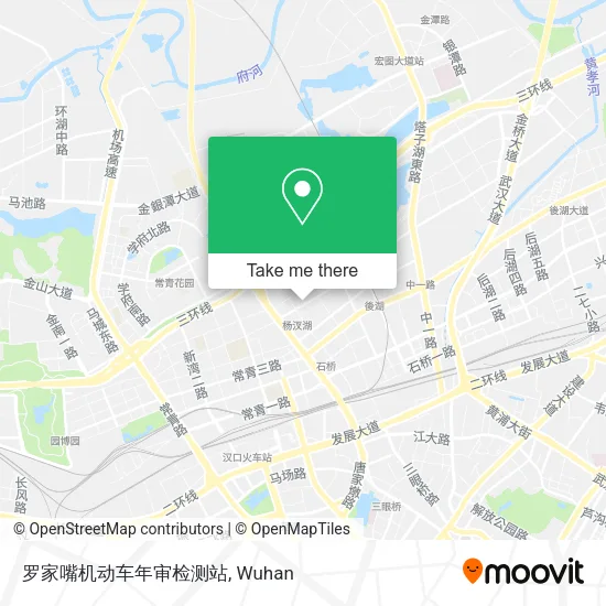 罗家嘴机动车年审检测站 map