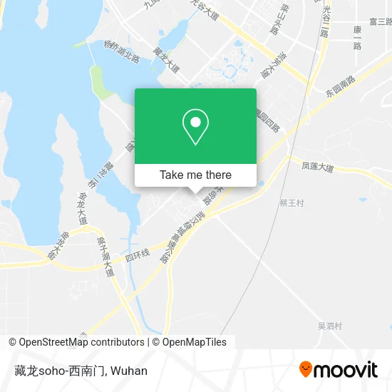 藏龙soho-西南门 map