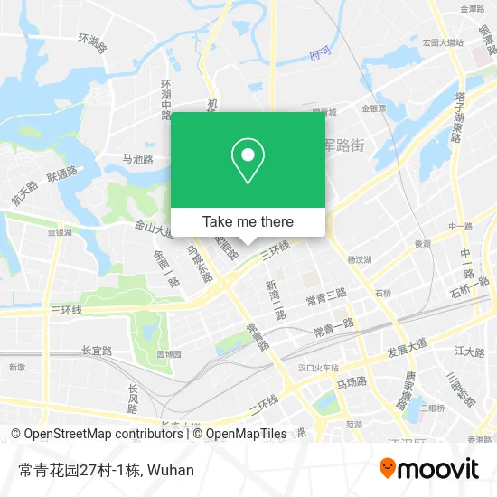 常青花园27村-1栋 map