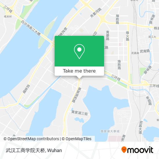 武汉工商学院天桥 map