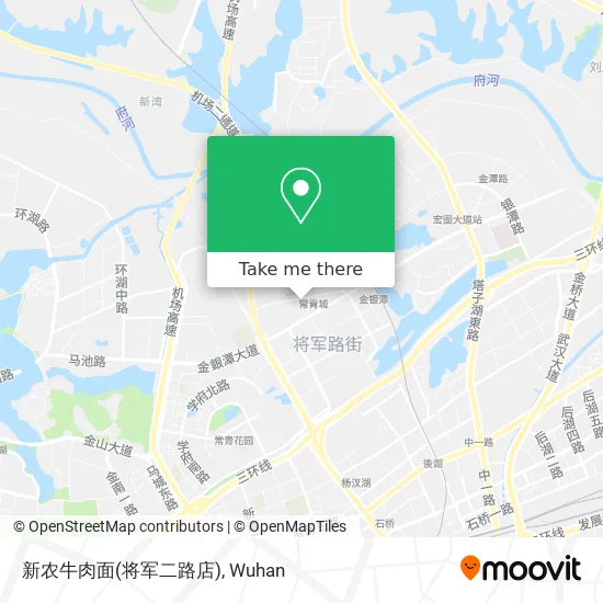 新农牛肉面(将军二路店) map