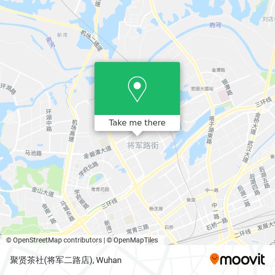 聚贤茶社(将军二路店) map
