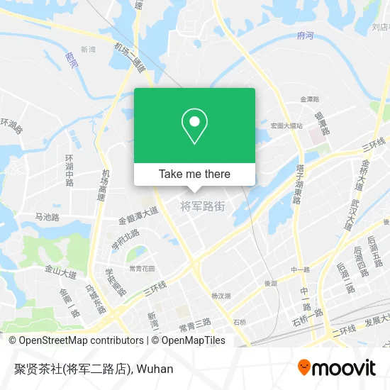 聚贤茶社(将军二路店) map