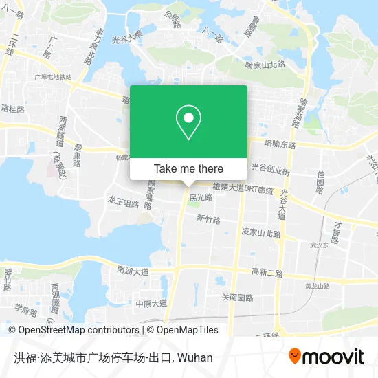 洪福·添美城市广场停车场-出口 map