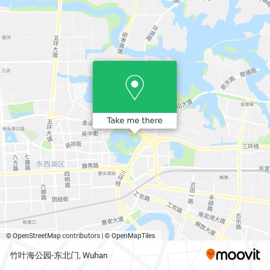 竹叶海公园-东北门 map