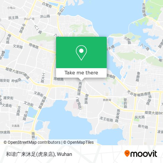 和谐广来沐足(虎泉店) map