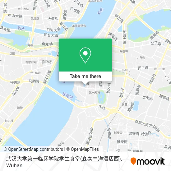 武汉大学第一临床学院学生食堂(森泰中洋酒店西) map