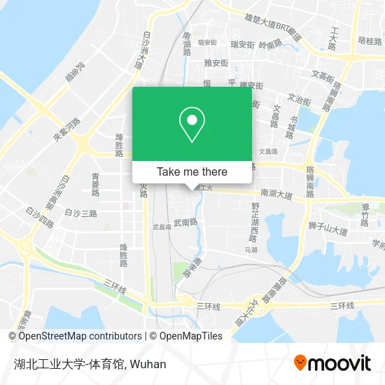 湖北工业大学-体育馆 map