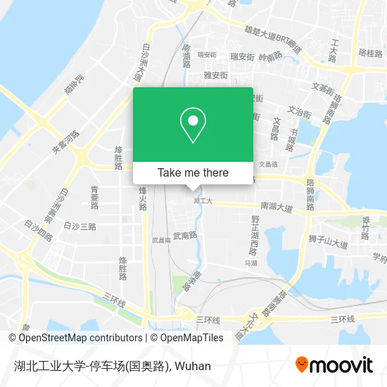 湖北工业大学-停车场(国奥路) map