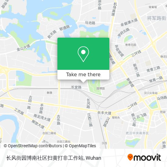 长风街园博南社区扫黄打非工作站 map
