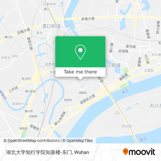 湖北大学知行学院知新楼-东门 map