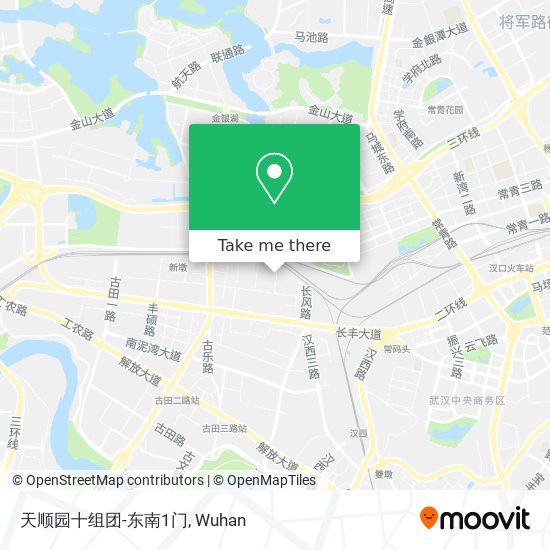 天顺园十组团-东南1门 map