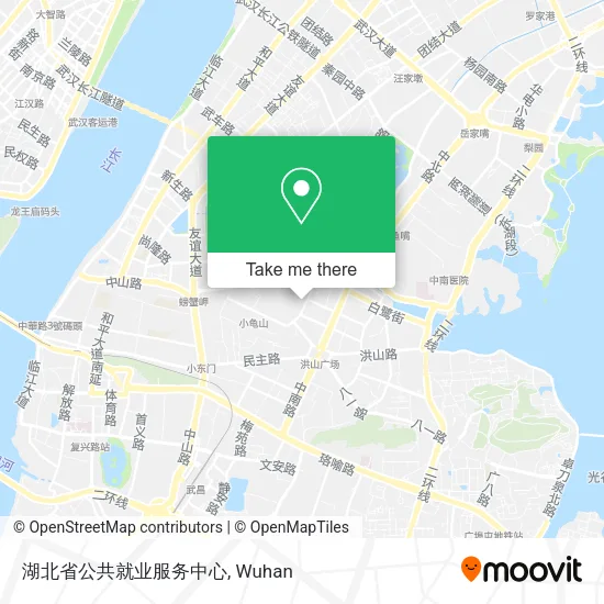 湖北省公共就业服务中心 map