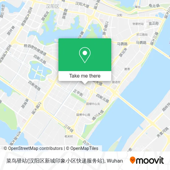 菜鸟驿站(汉阳区新城印象小区快递服务站) map