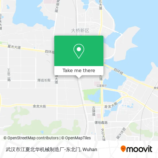 武汉市江夏北华机械制造厂-东北门 map