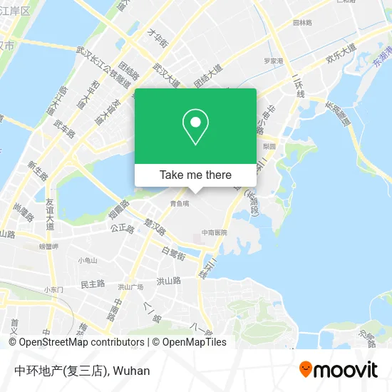 中环地产(复三店) map