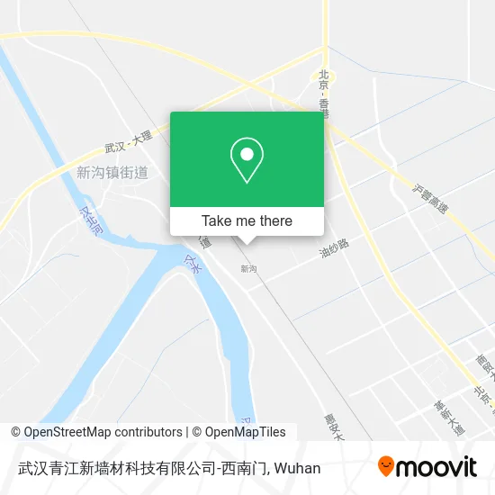 武汉青江新墙材科技有限公司-西南门 map