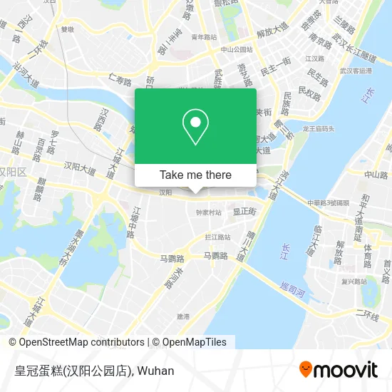 皇冠蛋糕(汉阳公园店) map