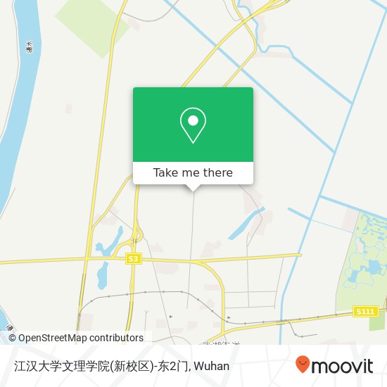 江汉大学文理学院(新校区)-东2门 map