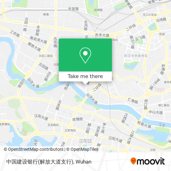 中国建设银行(解放大道支行) map