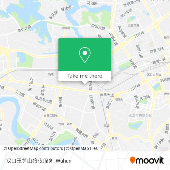 汉口玉笋山殡仪服务 map