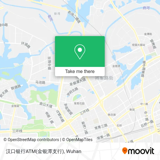汉口银行ATM(金银潭支行) map