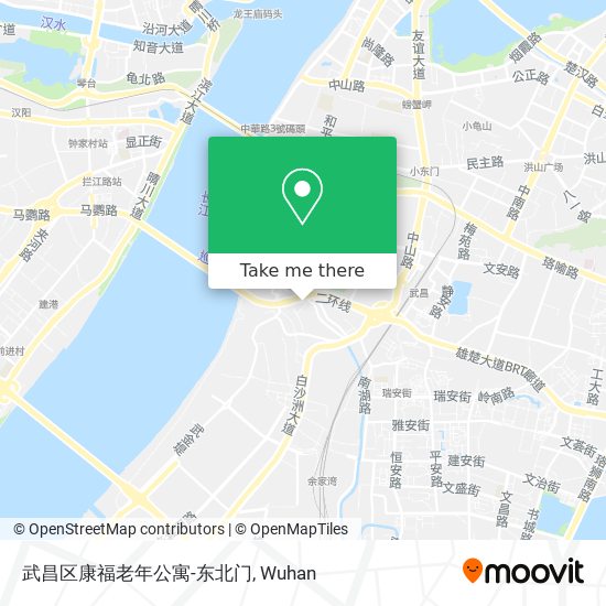 武昌区康福老年公寓-东北门 map