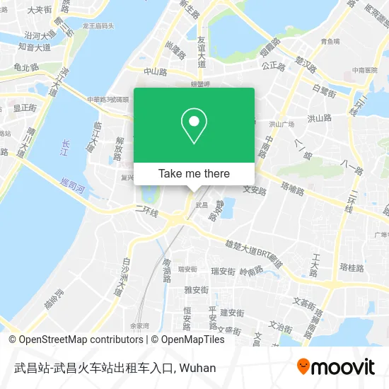 武昌站-武昌火车站出租车入口 map