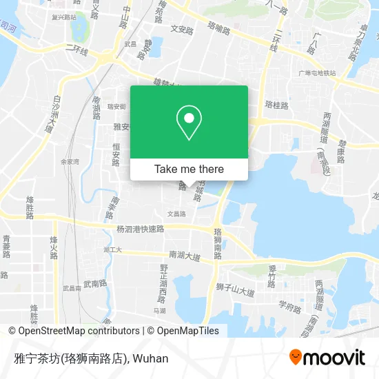 雅宁茶坊(珞狮南路店) map