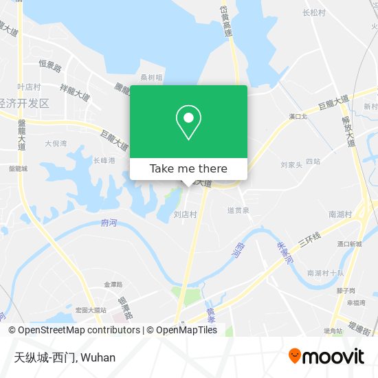 天纵城-西门 map