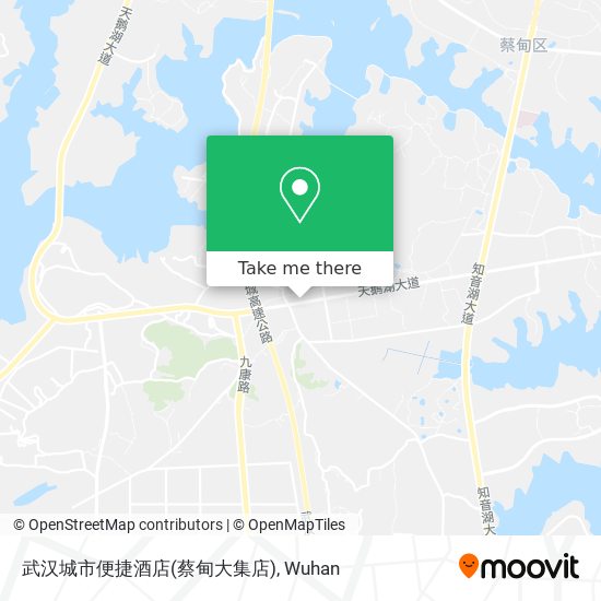 武汉城市便捷酒店(蔡甸大集店) map