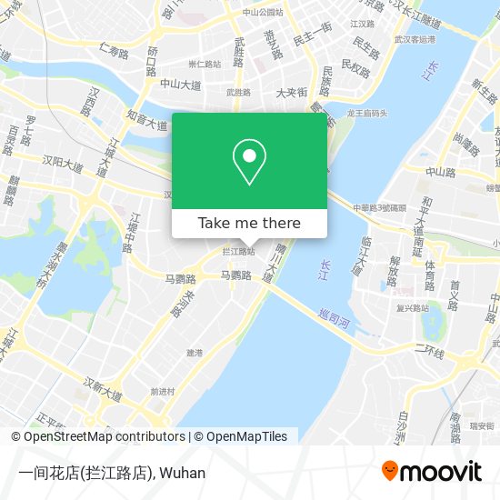 一间花店(拦江路店) map