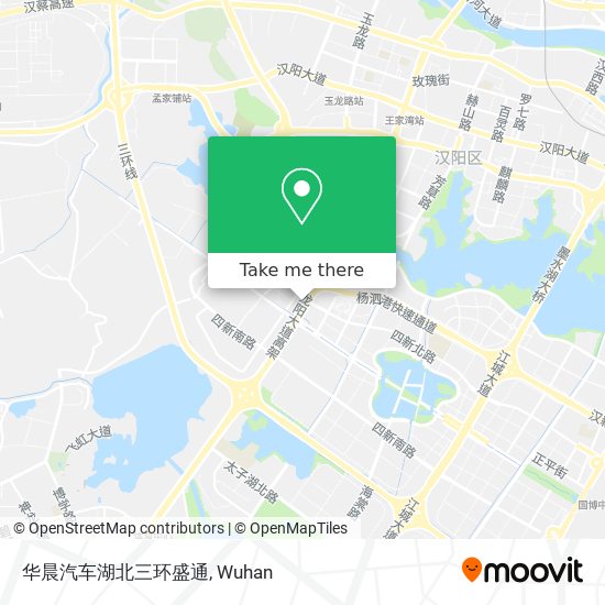 华晨汽车湖北三环盛通 map