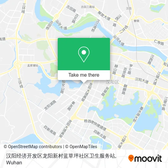 汉阳经济开发区龙阳新村蓝草坪社区卫生服务站 map