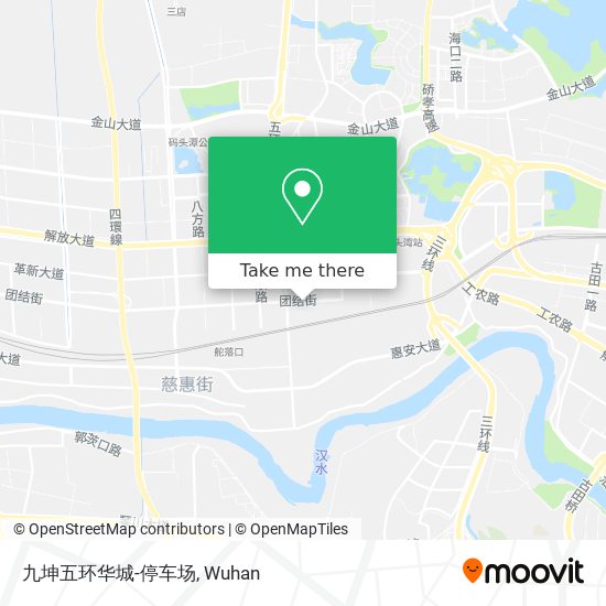 九坤五环华城-停车场 map