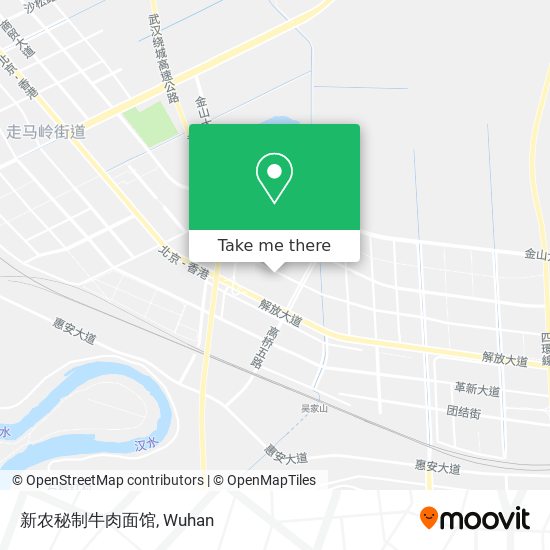 新农秘制牛肉面馆 map