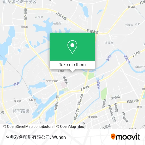 名典彩色印刷有限公司 map